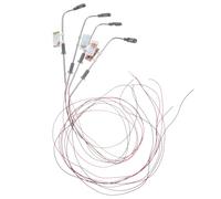 Didiseaon 4pcs Mini Street Lamp Models Led Miniature Lights for Dollhouse and Sand Table Craft Small Metal Decorative Lamps for Diy Landscape Scenery