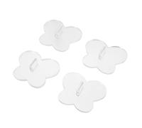 Didiseaon 4pcs Nail Display Holders Manicure Art Stand Nail Mold Tray Portable Practice Base