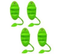 Didiseaon 4pcs Parakeet Bird Feeding Cup Rack with Perches Cuttlebone Holder Bird Cage Feeder Clip Fruit and Snack Holder Suitable for Budgies Cockatiels