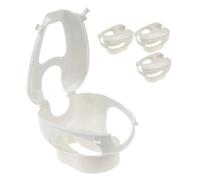 Didiseaon 4pcs Pigeon Fixed Frame Holder for treatment and Eye Observation Secure Feeding Stand for Parakeets and Doves Stable Bird Treat Holder for Precise Medication and Foot Ring