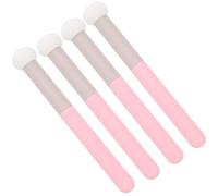 Didiseaon 4pcs Powder Puff Sponge Makeup Applicators with Mushroom Head Shape, Easy to Grip Aluminum Handle for Concealers and Foundations, for Everyday Makeup Blending and Valentine’s Day
