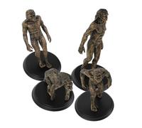 Didiseaon 4pcs Primitive Human Evolution Models Plastic Figurines for Educational Use Safe Simulation Man for Classroom and Home Learning Interactive History Sculptures