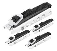 Didiseaon 4pcs Professional Guitar Capo Clamp for Acoustic Electric Classical Guitars and Ukulele Converter Black String Holder for Wide Application