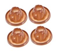 Didiseaon 4pcs Realistic Volcano Eruption Model Bases for DIY Science Projects Educational Giant Volcanic for Interactive Geological Experiments and