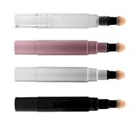 Didiseaon 4pcs Refillable Lip Gloss Bottles 5ml Leak-proof Cosmetic Containers with Twist Design for Daily Use and Travel Cosmetic Bag
