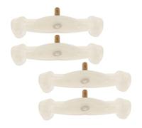 Didiseaon 4pcs Replacement Shoulder Rest Feet Rubber Leg for Violin Beginners Long Playing Sessions