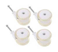 Didiseaon 4pcs Replacement Silent Pu Wheels for Walkers Strollers Indoor Furniture Mute Castor Wheels Learning Walker Accessories