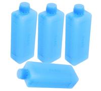 Didiseaon 4pcs Reusable Ice Blocks Cooler Packs for Air Conditioner Fan Portable Freezer Packs for Cooling Drinks Food and Fruit Preservation Safe Rubber Material Multi-functional Cooling