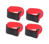 Didiseaon 4Pcs Rooster Collar Safe Crowing Neck Belt for Poultry Durable Farm Supply Lightweight Design for Everyday Use Red Color