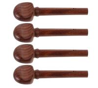Didiseaon 4pcs Rosewood Violin Tuning Pegs for Acoustic String Instrument Parts Replacement Violin Pegs for Professional and Student Fiddle Use