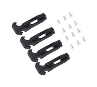 Didiseaon 4pcs Rubber Flexible T Handle Draw Latch with Shock Absorption Vibration Resistant Tool Box Cooler Parts Replacement Elastic Rubber Buckle Locks for Toolbox and Equipment