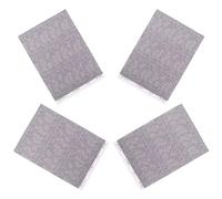 Didiseaon 4pcs Self-adhesive Peel and Stick Dollhouse Wallpaper Brick Texture in Grey, Pvc Material, Suitable for Model Construction and Display, Miniature Retro Style Wall Covering