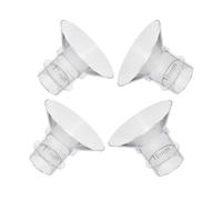Didiseaon 4Pcs Silicone Flange Inserts for Breast Pumps Wear-Resistant Soft Silicone Compatible with Electric and Wearable Pumps Practical Breastfeeding Accessories