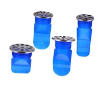 Didiseaon 4pcs Silicone Floor Drain Valve Backflow Preventer for Bathroom Round Sewer Gas Blocker Easy Installation Odor Plug Compatible with Kitchen Sink and Washing Machine