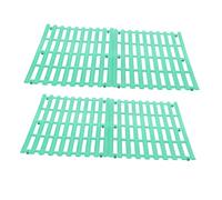Didiseaon 4PCS Small Animal Feet Pads for Rabbit Cage Thickened Plastic Paw Protection Mat with Smooth Surface and Rounded Dots DIY Cut Floor Resting Pads for Bunny Cat Dog Guinea Pig