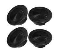 Didiseaon 4pcs Split Wire Brush Grommet Anti-static Nylon Black for Raised Floor Systems and Server Rack, Dustproof Cable Entry Seal for Data Centers