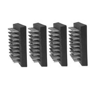 Didiseaon 4pcs Stainless Steel Bbq Grill Cleaning Brush Heavy Duty Wire Scraping Brushes for Outdoor Barbecue Grates Portable and Grill Cleaner Tool