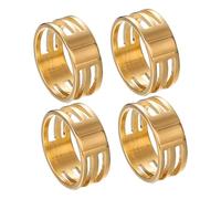 Didiseaon 4pcs Stainless Steel Jump Ring Maker Tool with Grooved Design for Jewelry Making DIY Ring Connector Opener and Closer Multifunctional Gold Accessories for Hobbyists and Necklace