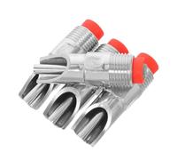 Didiseaon 4pcs Stainless Steel Pig Waterer Nipple Kit with Filtering Screen for Piglets and Goats Automatic Water Flow Control Drinker for Healthy Growth and Water Conservation in Livestock