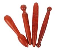 Didiseaon 4pcs Thai Massage Sticks for Foot Hand Head Body Relaxation Portable Acupressure Tools for Circulation and Muscle Relief Traditional Manual Massage Therapy