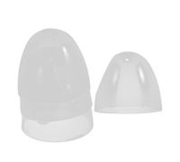 Didiseaon 4pcs Wide Neck Baby Bottle Caps Replacement Set Feeding Bottle Lids Dustproof Dome Covers Compatible with Pigeon Natural for Infant Feeding