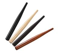 Didiseaon 4pcs Wooden Calligraphy Pen Holders Vintage Oblique Design Interchangeable Nib Holders for Painting Writing Drawing Art Supplies Craft Use