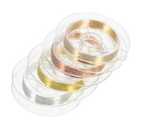 Didiseaon 4rolls Nail Art Wire Fine Wire for Nail Art Decor Non-toxic Safe for Skin