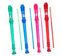 Didiseaon 4Sets Beginner Clarinet for Resin Instruments Red Blue Pink Green Lightweight and Easy to Use for Young Musicians