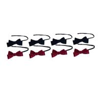 Didiseaon 4sets Hair Bun Shaper Bowknot Bun Maker Comfortable Design Perfect for Daily Parties Weddings 2pcs*4