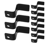 Didiseaon 5 Pair Z-Shape Metal Battery Mounting Hangers for Electric Wheelchair Battery Boxes, Replacement Wheelchair Accessories for Home and Travel Use