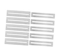 Didiseaon 5 Pairs Metal Guitar Fretboard Protectors Precision Fit Fingerboard Guards for Bass Acoustic Guitars Easy Installation Fret Maintenance Accessories for Polishing and Removal