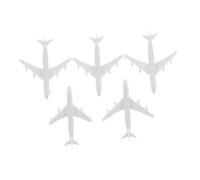 Didiseaon 5 Pcs Miniature Airport Facility Models Realistic Detailing Plastic Crafting Airplane Model Accessories for Sand Tray and Home Architectural Decor
