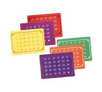 Didiseaon 5 Sets Telepathic Number Card Decks for Mind Reading Tricks Stage Performances Interactive Mentalism Props for Party Entertainment