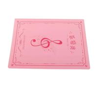 Didiseaon 50-Page Sheet Music Sleeves Presentation Binder Pink Plastic Artistic Design Elegant Look Secure Sheet Holding Prevents Unwanted Page Turns for Performances and Home Practice