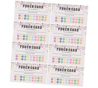 Didiseaon 50 sheets Cartoon Punch Reward Cards Incentive Cards for Classroom Behavior Teaching Tools for Encouragement Cute Design for Motivating Students to Learn