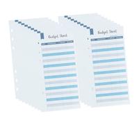 Didiseaon 50 Sheets Portable Cash Budget Sheets for Expense Tracking and Budget Planning Practical Wallet Organizer Cards for Monthly and Weekly Money Management and Write Office Accessories
