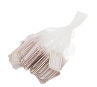 Didiseaon 500pcs Gold Edge Price Tags Jewellery Price Tags Paper White with String for Jewellery and Clothing Store Random Color