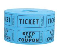 Didiseaon 500pcs Lottery Draw Tickets Lottery Tickets Entry Ticket Tickets for Events Christmas Tickets Raffle Cards Entertainment Raffle Tickets 170g Double Offset Paper Sky-blue