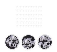 Didiseaon 500pcs Natural Crescent False Nail Tips Plum Blossom Shape Nail Art Plates Salon Accessory for Manicure Decoration