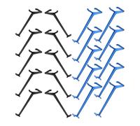 Didiseaon 50pcs Adjustable Fruit Tree Branch Spreaders Set 25 Small Black and 25 Large Blue Plastic Limb Spreaders for Garden Tree Branch Support and Plant Bending