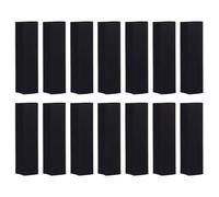Didiseaon 50pcs Black Lipstick Boxes 2.5x2.5x10.5cm Empty Lip Gloss Packaging Cases Paper Container for Cosmetic Storage and Perfume Wrapping