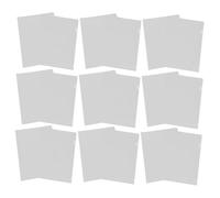 Didiseaon 50pcs Clear Plastic Document File Folders for Office and School Thin Lightweight Transparent Filing Sleeves for Organizing Papers and Presentations Protective Covers for Homework