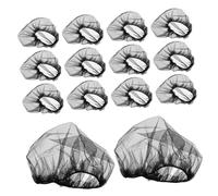 Didiseaon 50pcs Elastic Nylon Hair Net Caps for Wig and Food Service Soft Breathable Bouffant Caps with for All Head Prevent Hair Loss for Kitchen Hospital Sleeping Catering Use