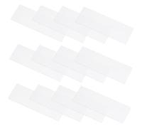 Didiseaon 50pcs Ground Edge Microscope Slides and Blank Cover Slips Kit for Laboratory Use Uniform Flatness Surface Safe Optical Microscopy Support and Protection