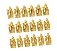 Didiseaon 50pcs Handmade Gold Paper Crane Decorations Pearlescent Origami Cranes for Wedding Backdrop Nursery Shower Hanging Mobile with Symbolic Wishes