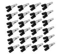 Didiseaon 50pcs Heavy Duty Birdcage Door Clips with Anti-escape Design Iron Safety Latches for Parrot Budgie Small Animal Cages User-friendly Compact Locks