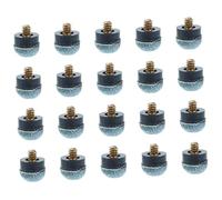 Didiseaon 50Pcs Leather Pool Cue Tips Billiard Snooker Replacement Accessories for Improved Strike Control and Wear Resistance
