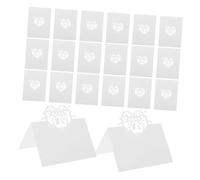 Didiseaon 50PCS Love Bird Wedding Place Cards Hollow Cutout Design Romantic Table Seating Cards for Engagement Parties Formal Dinners for Event Organization