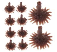 Didiseaon 50Pcs Model Tree Bases for Diorama Trees Sturdy Support for Miniature Landscapes Effortless Assembly for Model Railways and Sand Table Decor Brown