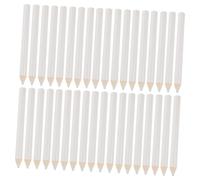 Didiseaon 50pcs White Rhinestone Picker Pencil with Self-adhesive Wax Tip for Nail Dotting Craft Wax and Sewing Marking Portable DIY Nail Art Tool for Precise Gem Pickup and Fabric Marking